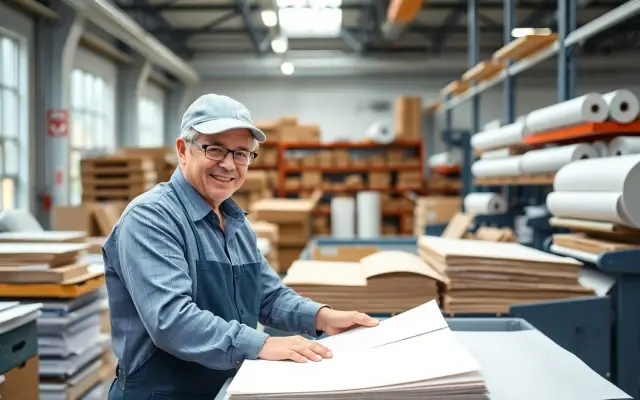 Lesmateriaal Papier en kartonnage, geschikt voor niveau 3