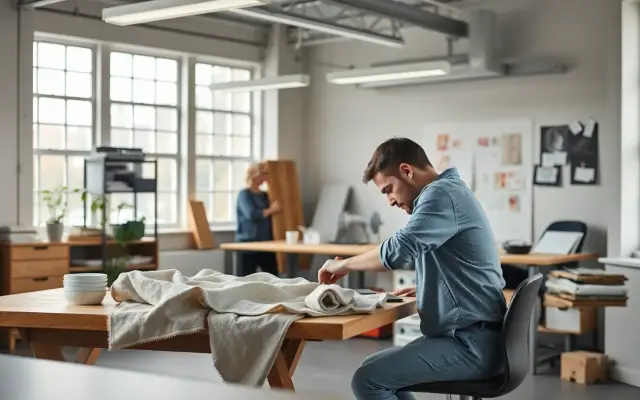 Lesmateriaal Eenvoudig modern meubelstofferen