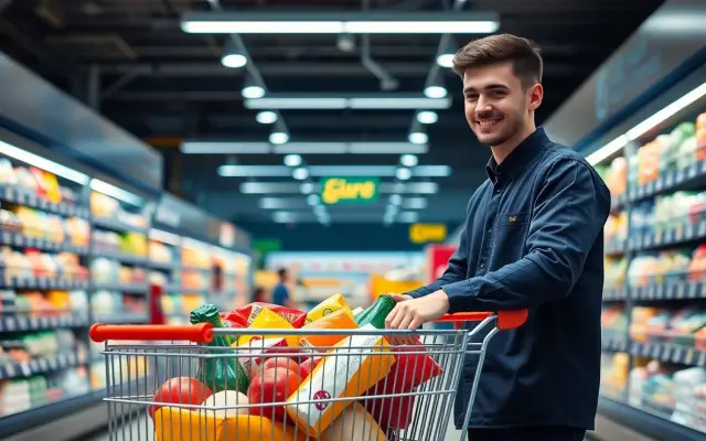 Lesmateriaal Supermarkt, geschikt voor niveau 3 en 4